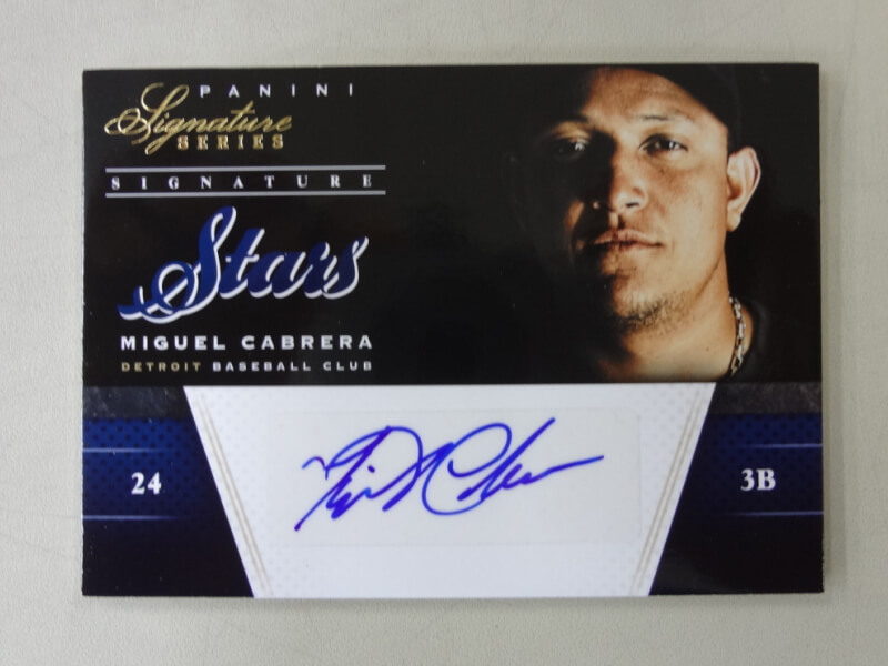 2012 Panini Signature Series ミゲル・カブレラ