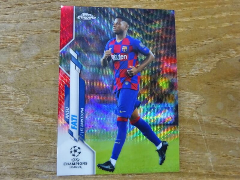 2019-20 TOPPS CHROME UCL アンス・ファティ