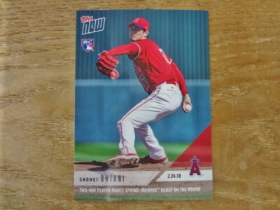 大谷 翔平 2018 TOPPS NOW SPRING TRAINING DEBUT