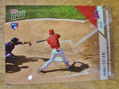 大谷 翔平 2018 TOPPS NOW 1ST ANGELS ROOKIE TO HOMER IN EACH OF 1ST THREE HOME GAMES