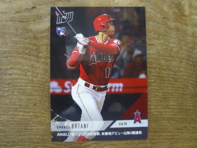 大谷 翔平 2018 TOPPS NOW ANGELS 新人としては初快挙、本拠地デビュー以降3戦連発