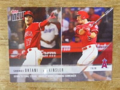 大谷 翔平 2018 TOPPS NOW DOWN TO FINAL, ANGELS WORK STUNNING COMEBACK