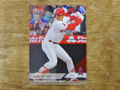 大谷 翔平 2018 TOPPS NOW 1st CAREER-HIT HR LIFTS ANGELS